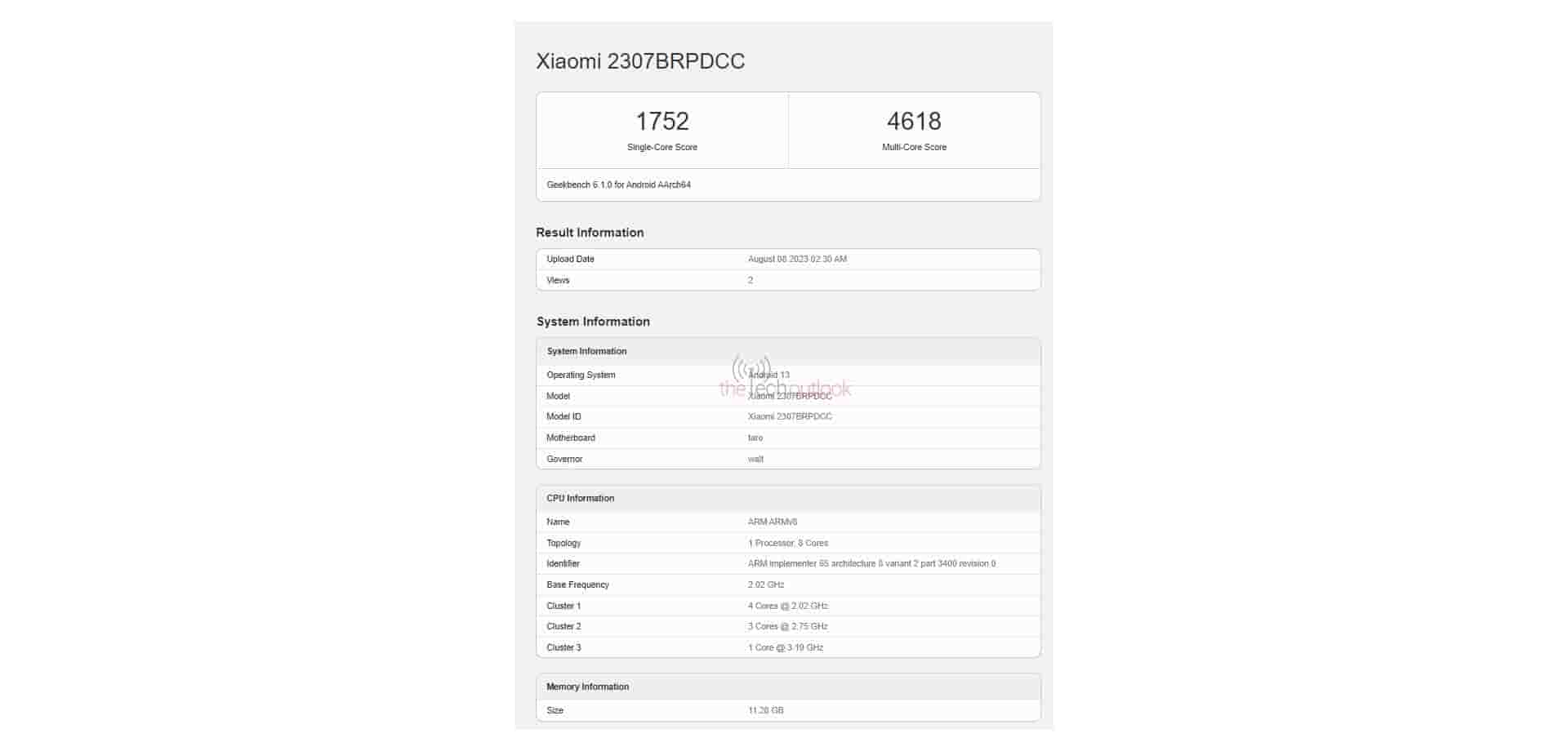 Xiaomi Pad 6 Max Spotted on Geekbench