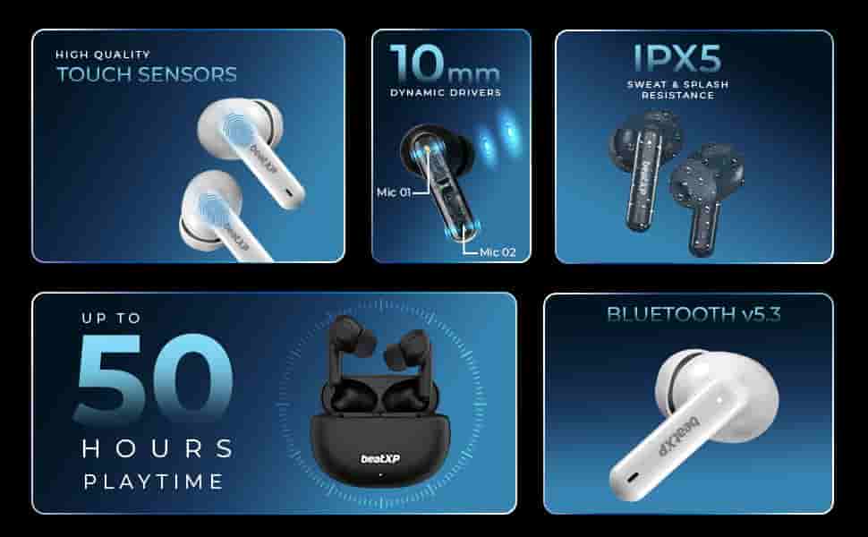 beatXP Tune XPods Bluetooth TWS Earbuds