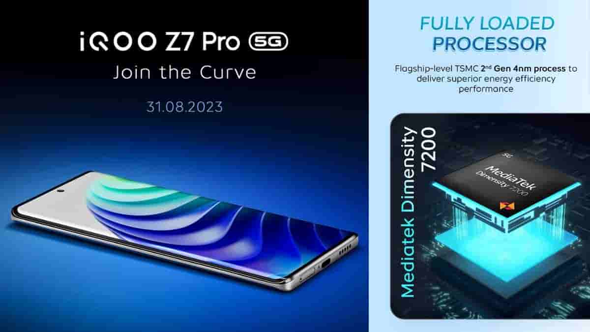 iQOO Z7 Pro 5G Officially Confirmed to Come Equipped with the Dimensity 7200 Chipset