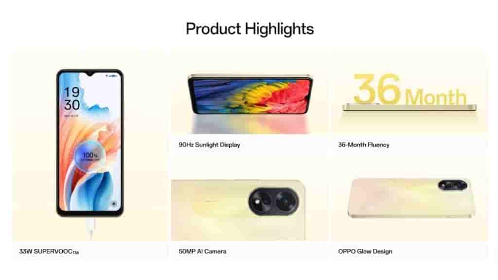 OPPO A38 - Highlights