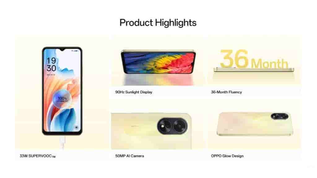 OPPO A38 - Key Specs
