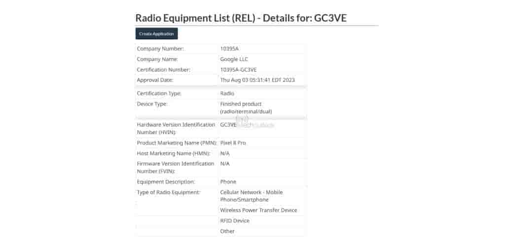 Pixel 8 Pro REL Certification