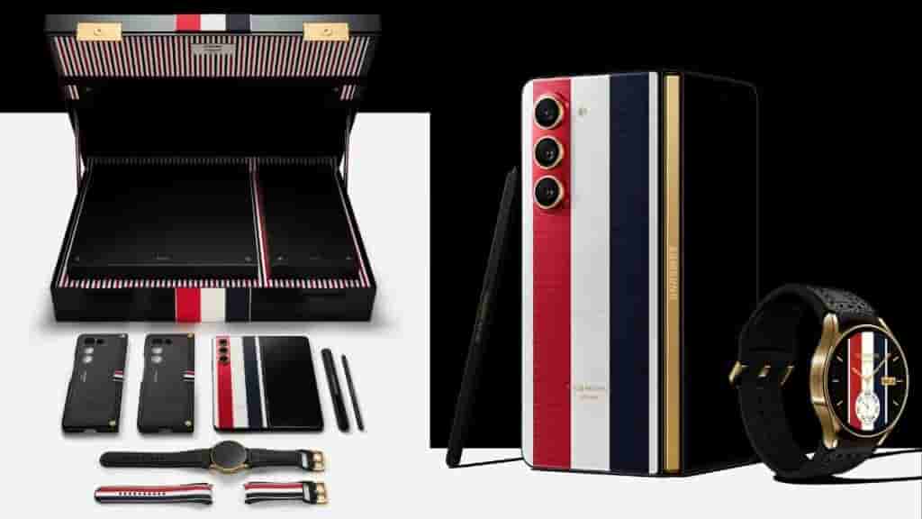 Thom Browneトムブラウン Galaxy Z Fold5 watch6 Samsung-Galaxy-Z-Fold-5-and-