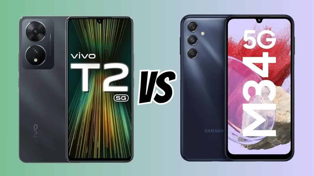 Vivo T2 5G vs Samsung Galaxy M34