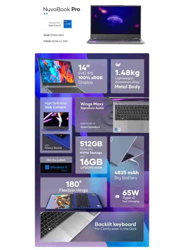 Wings Nuvobook Laptop Series - 3