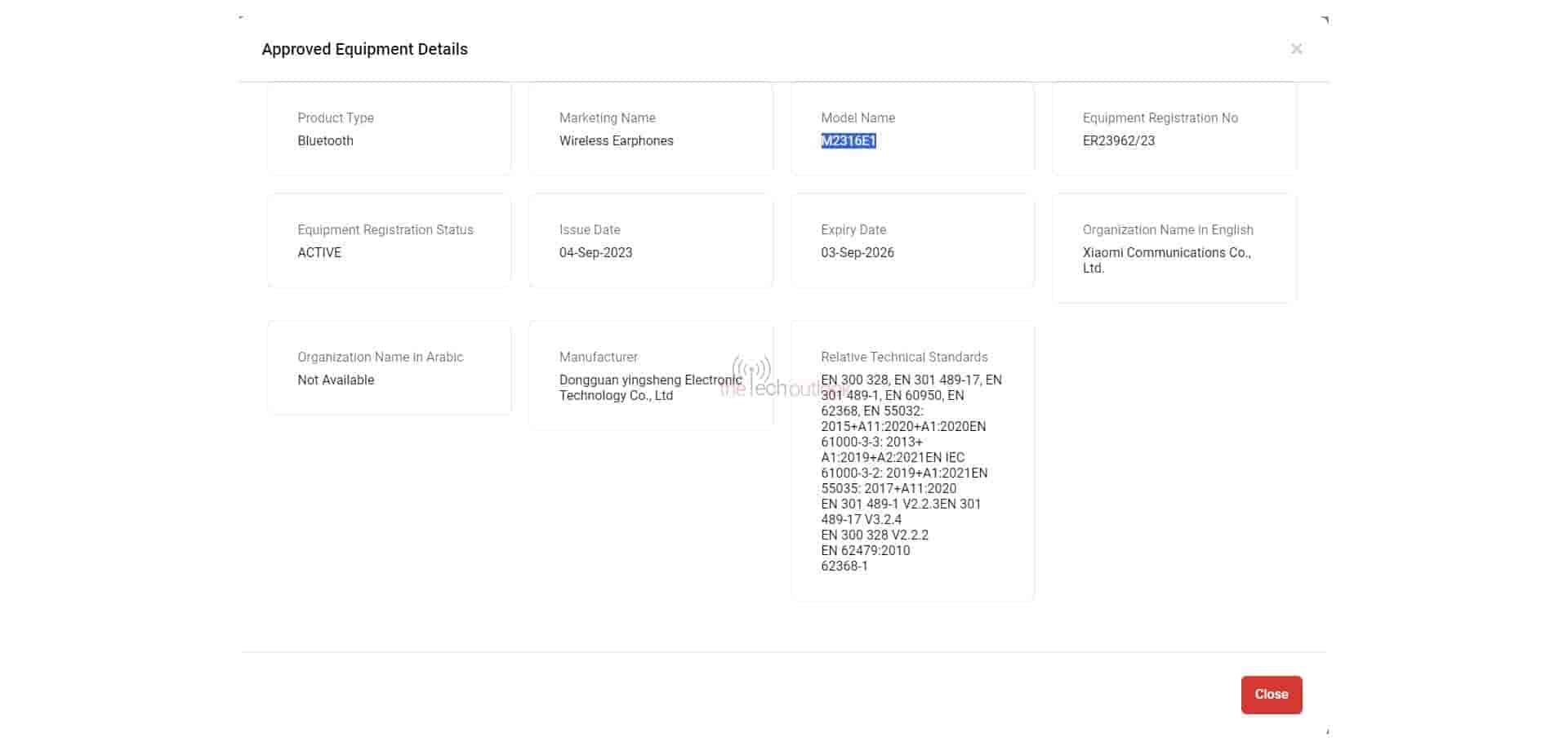 Xiaomi Wireless Earphones Spotted on TDRA