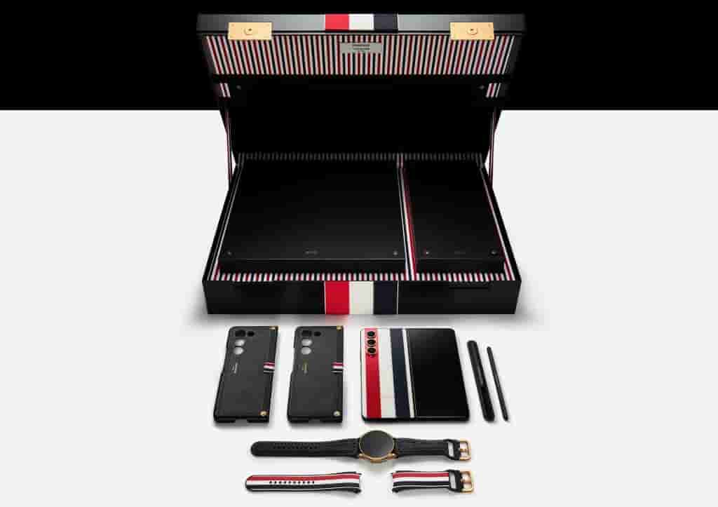 Samsung Galaxy Z Fold 5 and Watch 6 Thom Browne Edition
