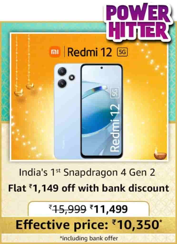 Amazon Great Indian Festival Deal - Redmi 12 5G