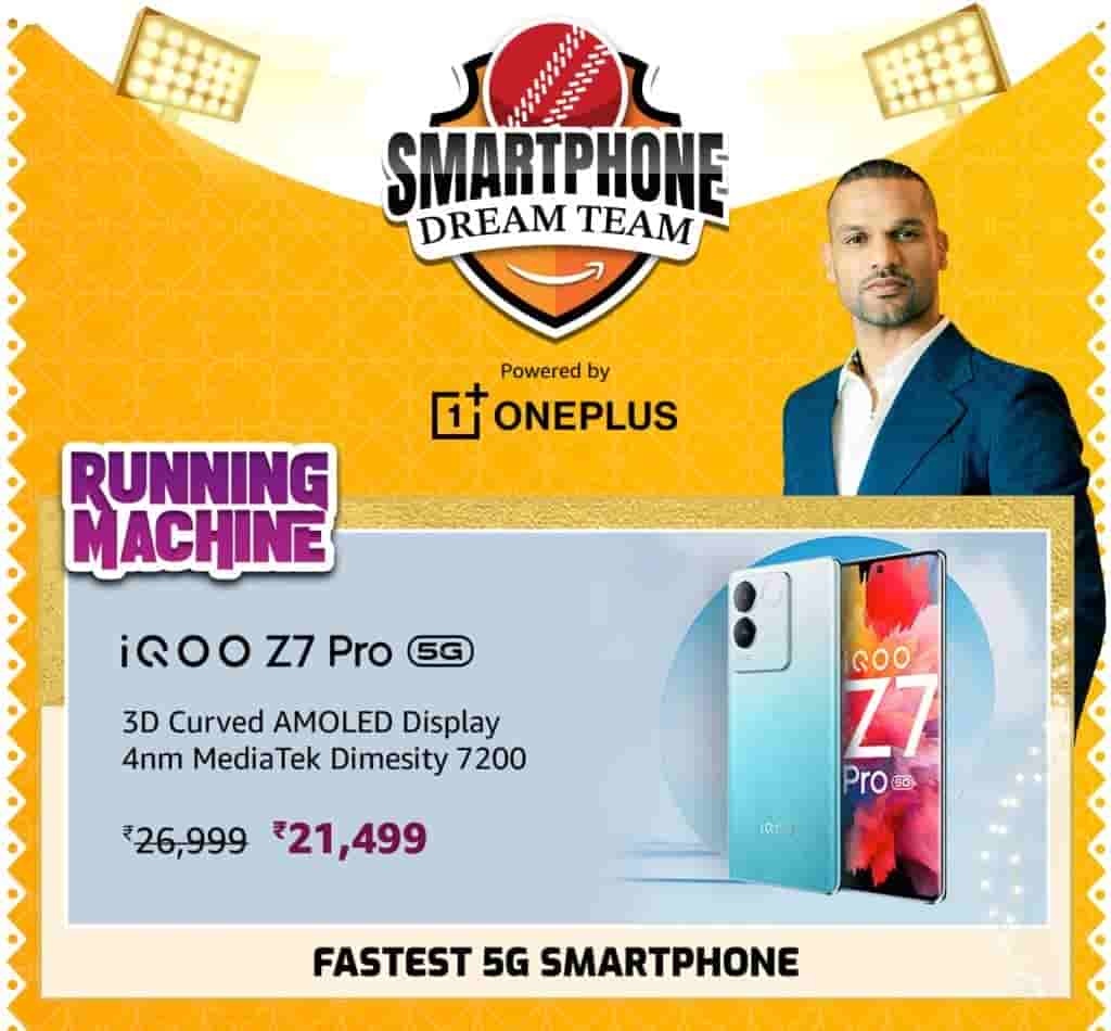 Amazon Great Indian Festival Deal - Vivo iQOO Z7 Pro 5G