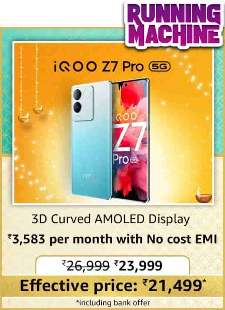Amazon Great Indian Festival Deal - iQOO Z7 Pro 5G