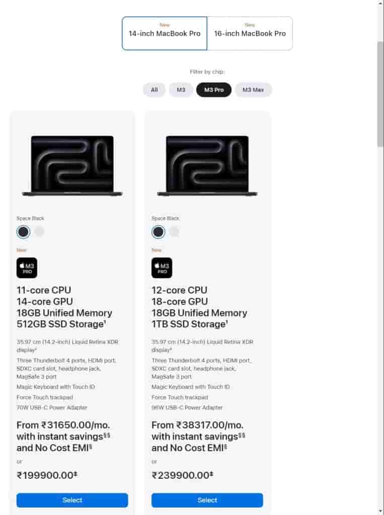 Apple MacBook Pro M3 Pro - 14 Inch