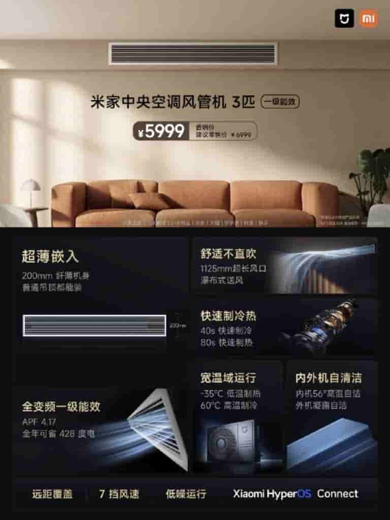 MIJIA Central Air-Conditioning Duct Machine - 1