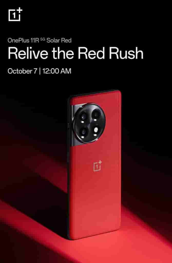OnePlus 11R Solar Red Variant - 1