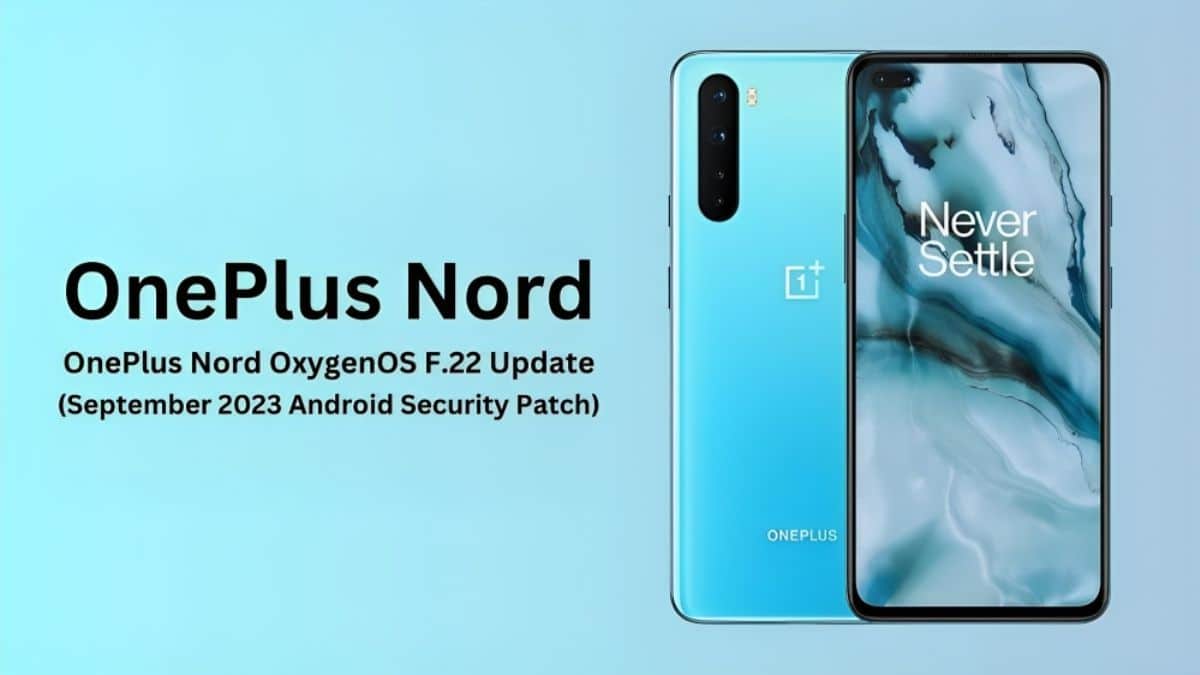 OnePlus Nord OxygenOS F.22 Update