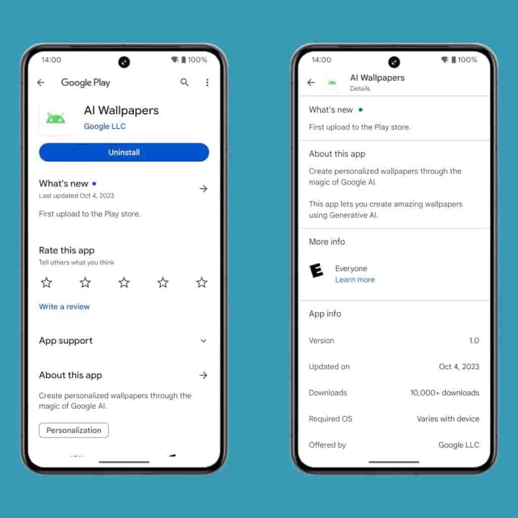 Pixel 8 AI Wallpapers App Listed on Play Store - 1