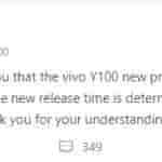 Vivo Y100 5G - Launch Postponed - Weibo Post