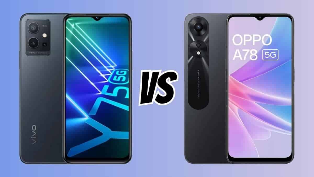 Vivo Y75 5G vs OPPO A78 5G