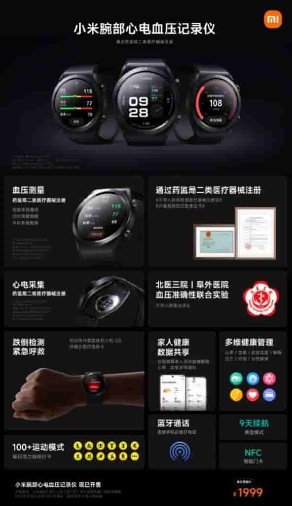 Xiaomi Wrist ECG Blood Pressure Recorder - 1