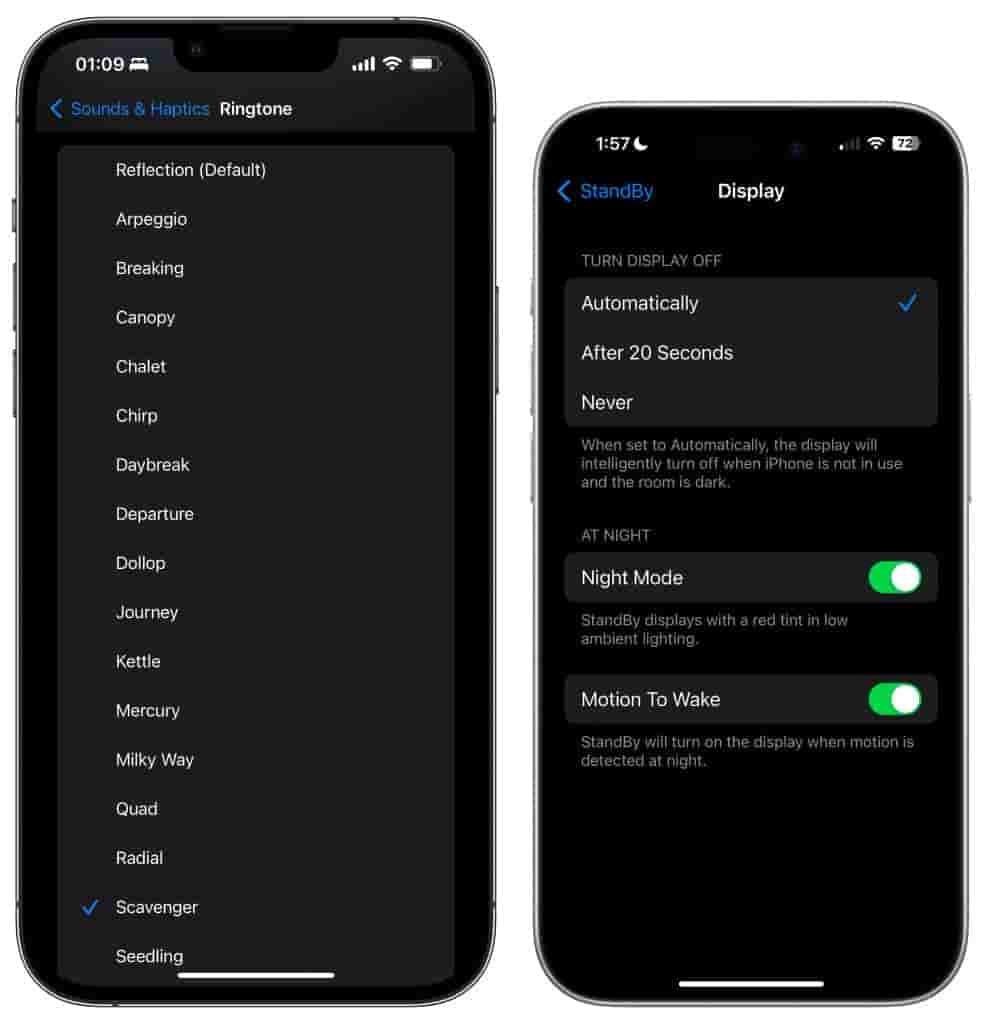 iOS 17.1 Beta 2 - Change - 1