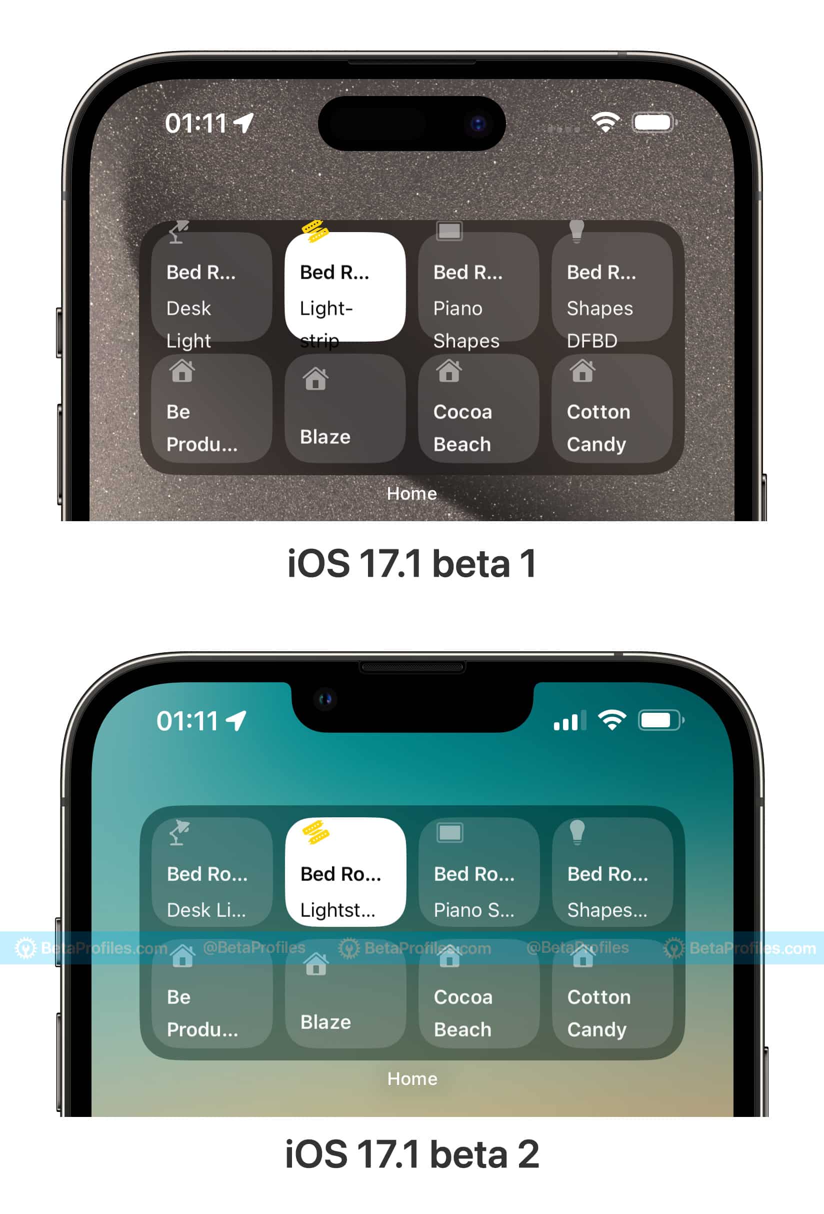 iOS 17.1 Beta 2 - Change - 2