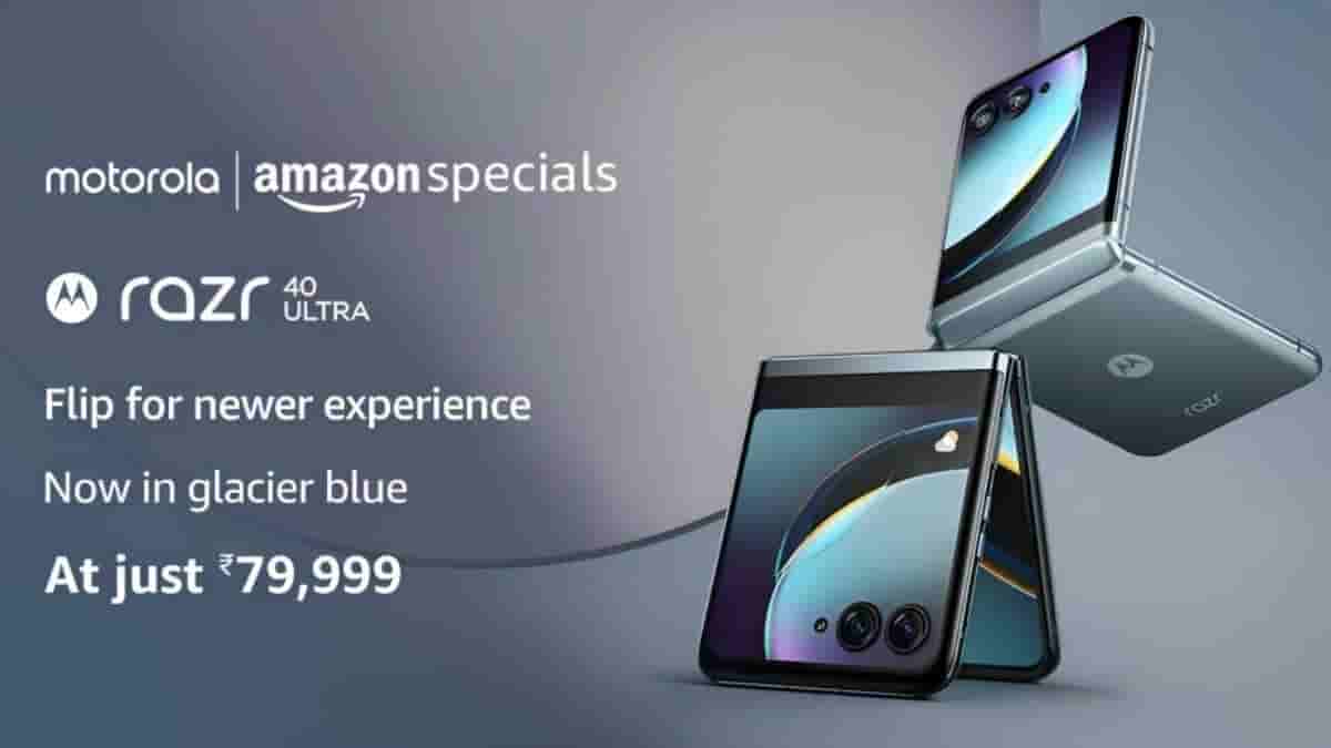 Motorola Razr 40 Ultra - Glacier Blue Color Variant Unveiled
