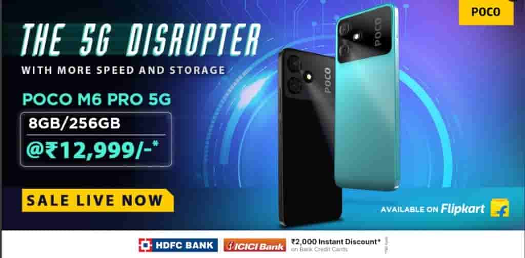 POCO M6 Pro 5G - New Storage Variant - Rs. 12,999