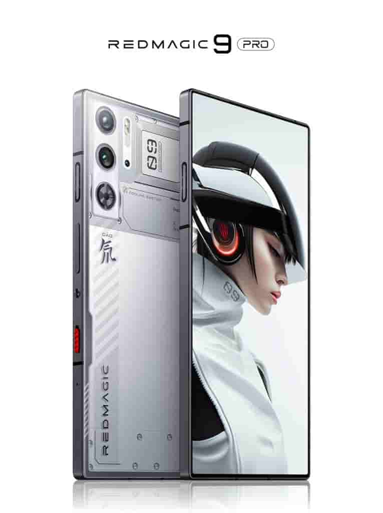 Red Magic 9 Pro - Deuterium Front Transparent Silver Wings