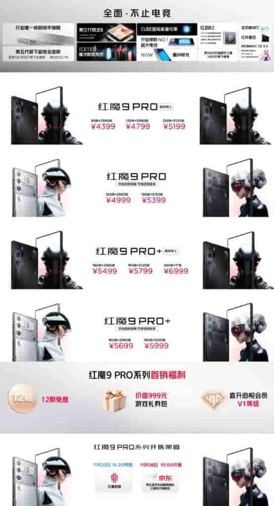 Red Magic 9 Series - Key Specs