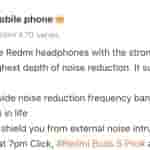 Redmi Buds 5 Pro - Weibo Post - 3