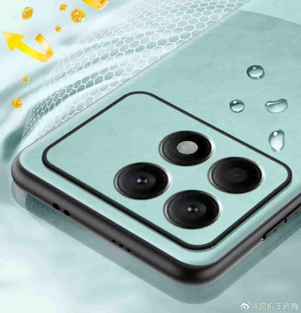 Redmi K70 - Green Back Case - 2