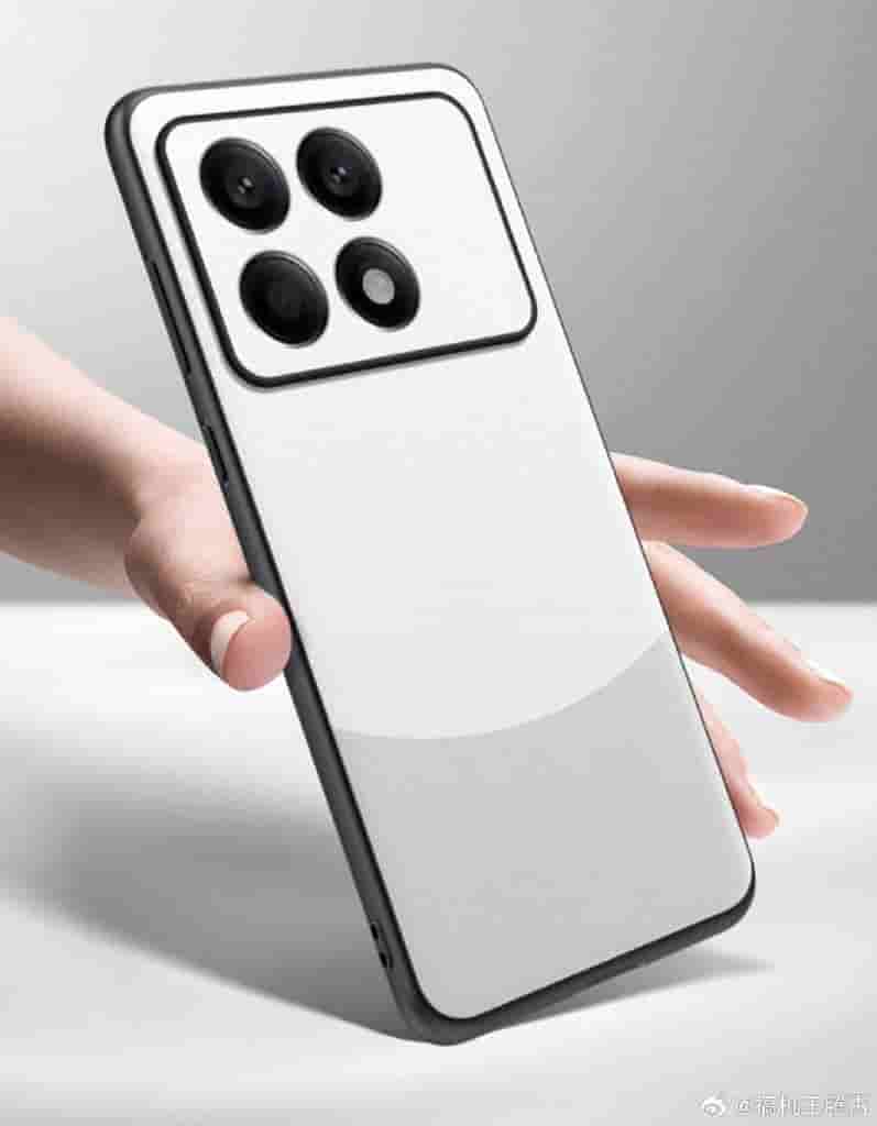 Redmi K70 - White Back Case