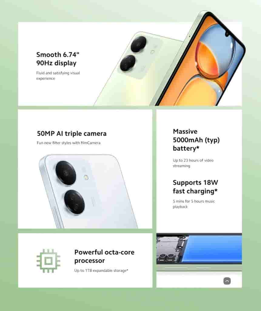 Redmi 13C - Key Specs