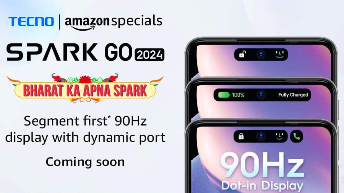 Tecno Spark Go 2024 With Dynamic Port Feature Set to Launch in India on  December 4