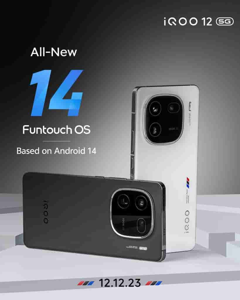 iQOO 12 5G - Android 14 based FuntouchOS 14