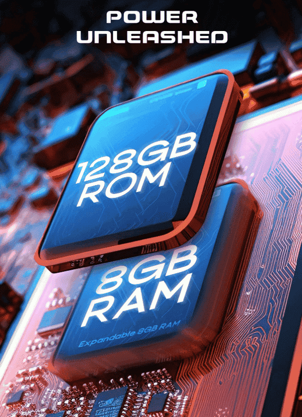 Lava Storm 5G RAM, storage