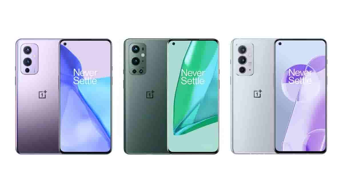 OnePlus 9, OnePlus 9 Pro, and OnePlus 9RT