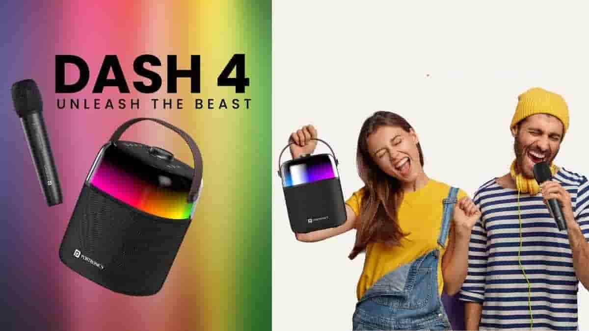 Portronics Introduces its Dash 4 Wireless Party Speaker with Karaoke