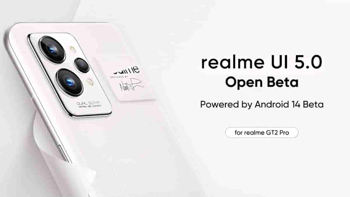 Realme GT 2 Pro - Realme UI 5.0 Open Beta Based on Android 14 Beta