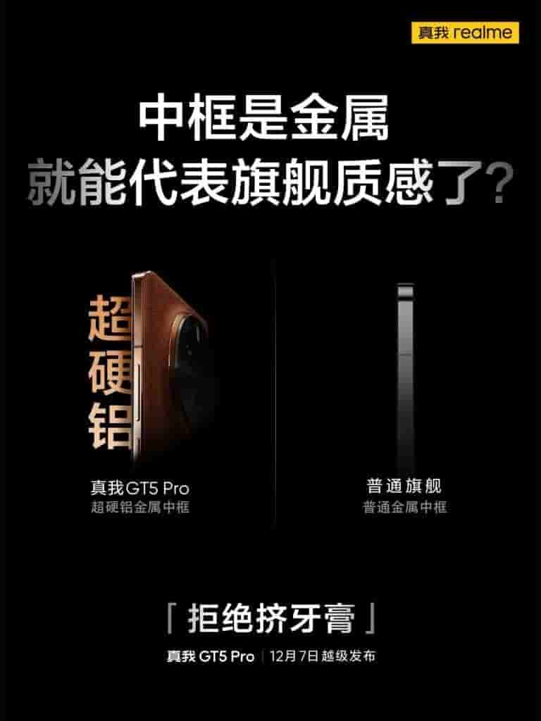 Realme GT 5 Pro design teased 6