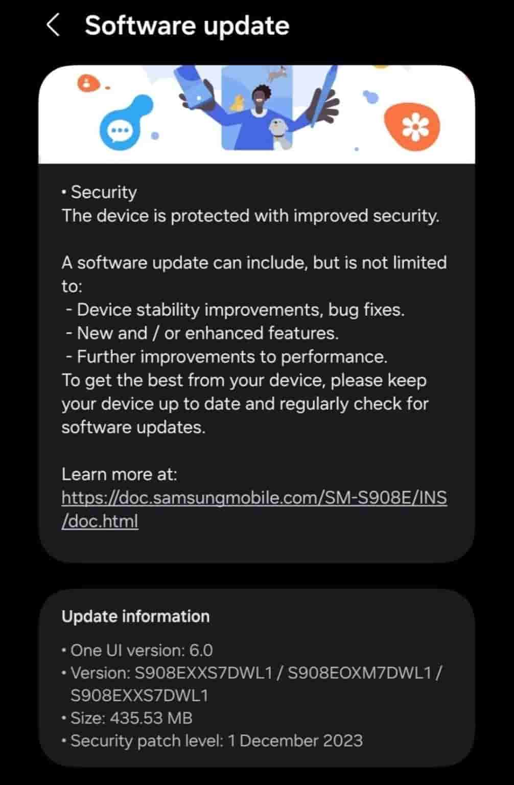 Samsung Galaxy S22 Ultra receives December 2023 Android security patch ...