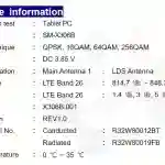 Samsung SM-X306B - 5G - FCC - 2