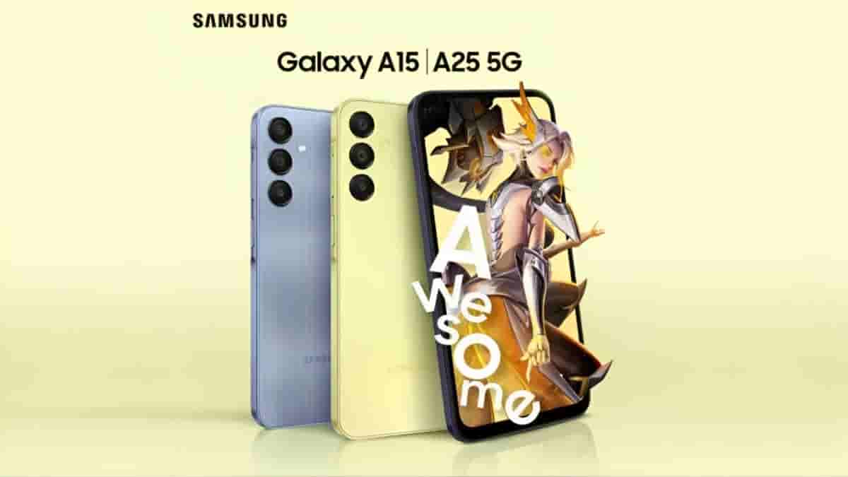 Samsung's Galaxy A15 4G, Galaxy A15 5G, and Galaxy A25 5G