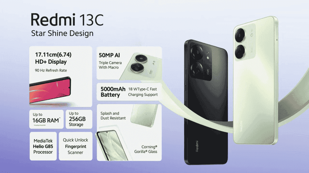 Redmi 13C - Key Specs