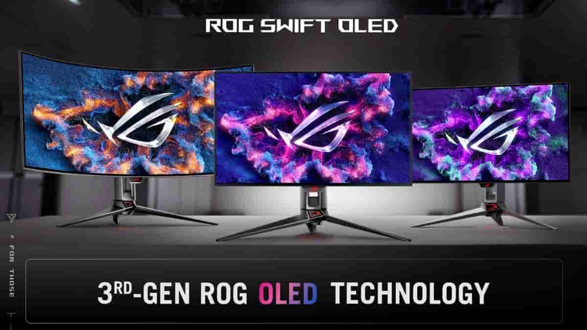 ASUS Unveils New OLED Monitors Featuring the Brand's 3rd Gen ROG OLED