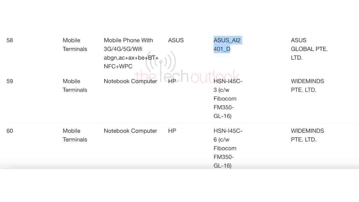 ASUS ROG Phone 8 - IMDA
