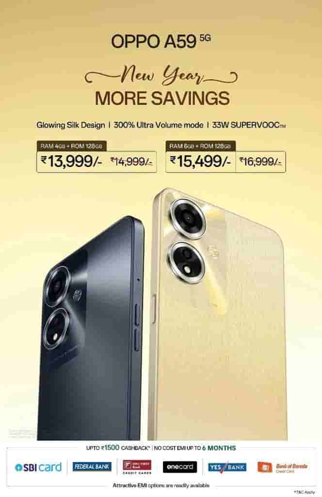 OPPO A59 5G - New Year More Savings