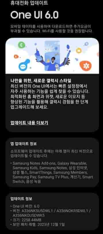 One UI 6.0 Update for Samsung Galaxy A33 5G