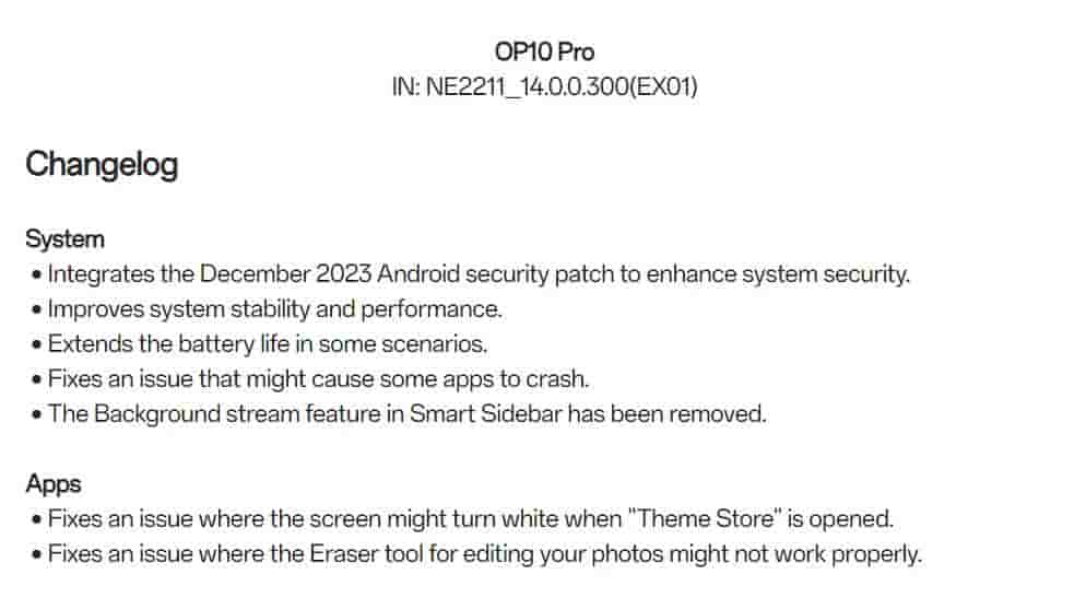 OxygenOS 14.0.0.300 for the OnePlus 10 Pro