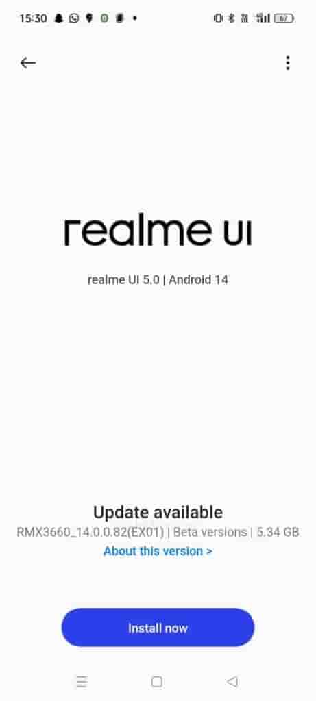 Realme UI 5 in Realme 10 Pro