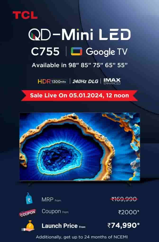 TCL QD-Mini LED C755 Google TV - 1
